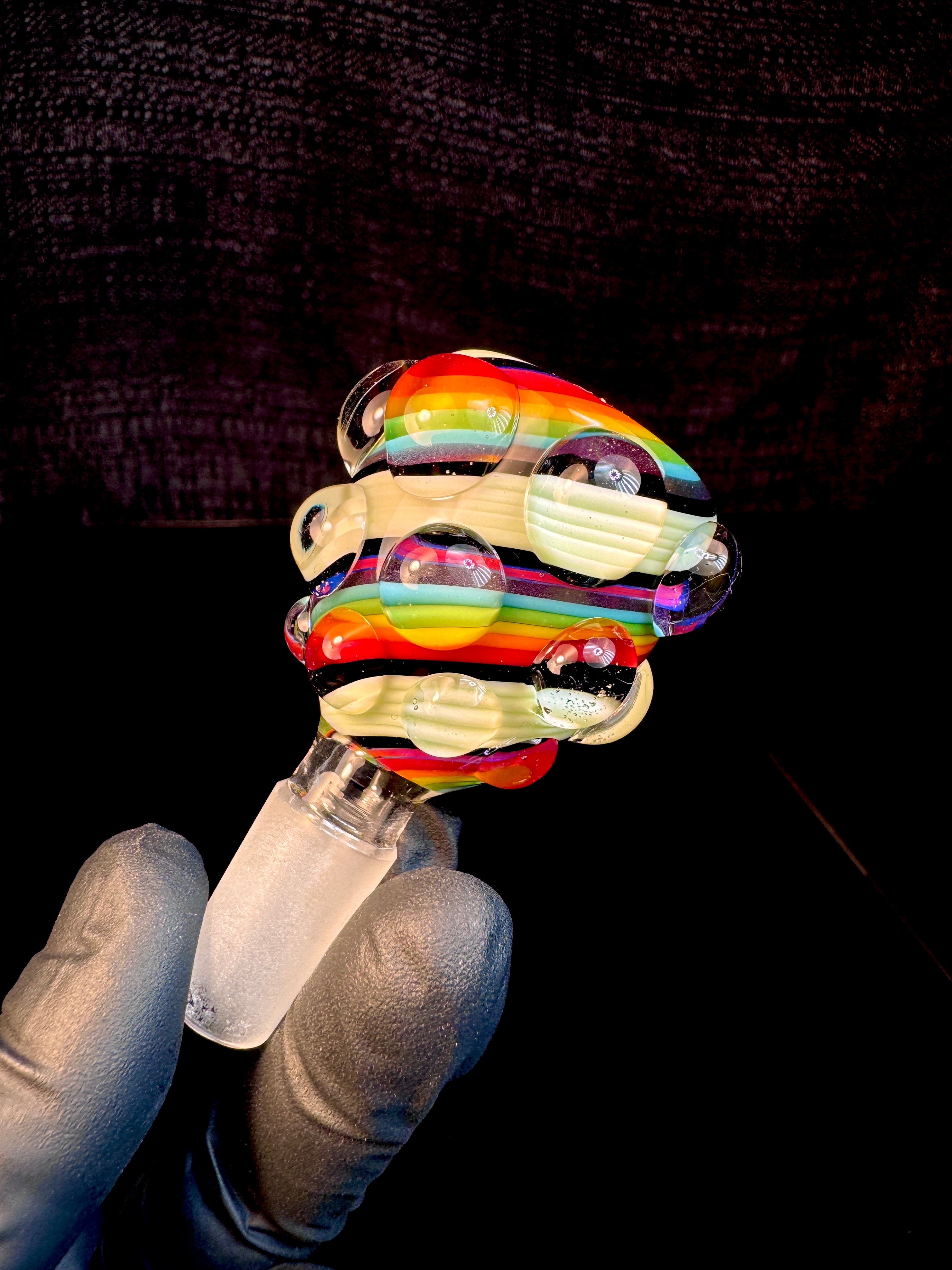 14mm slyme rainbow dot bowl