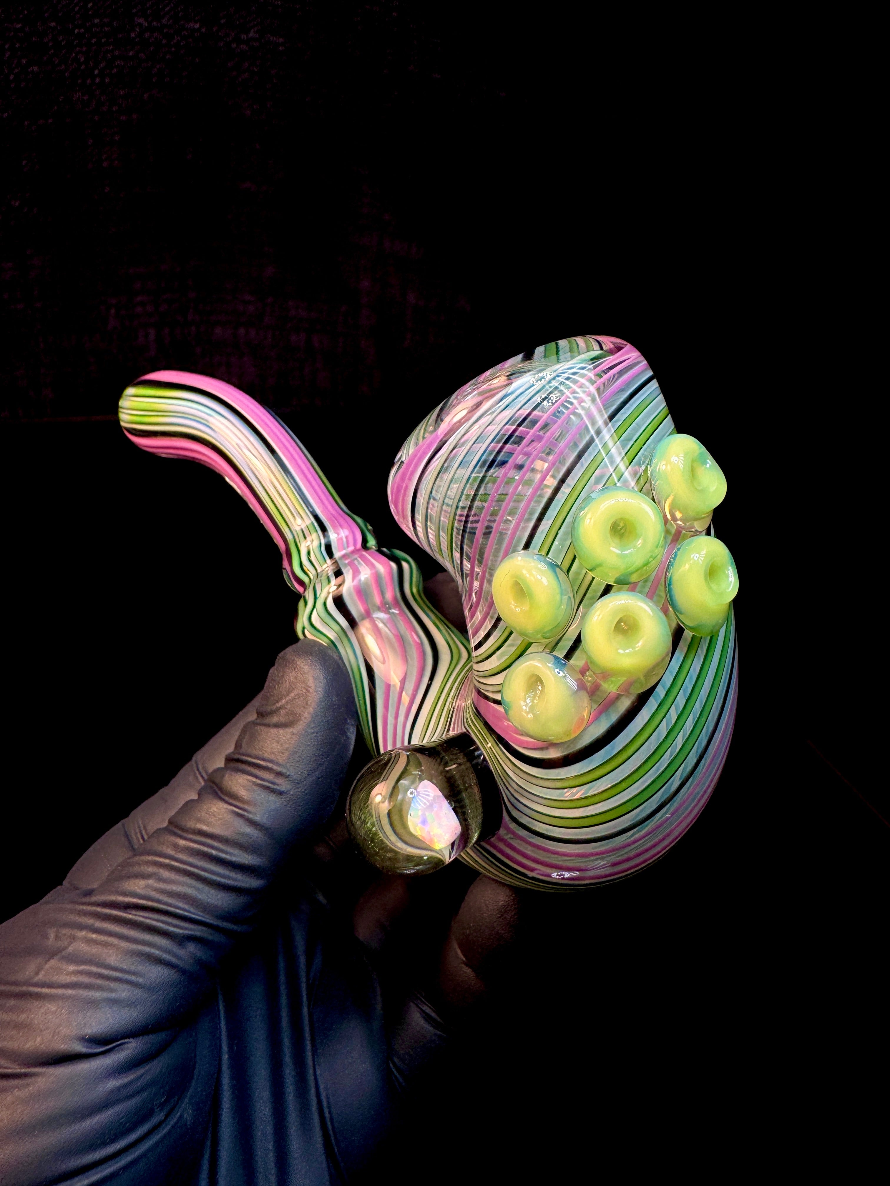 Fumed linework opal lock