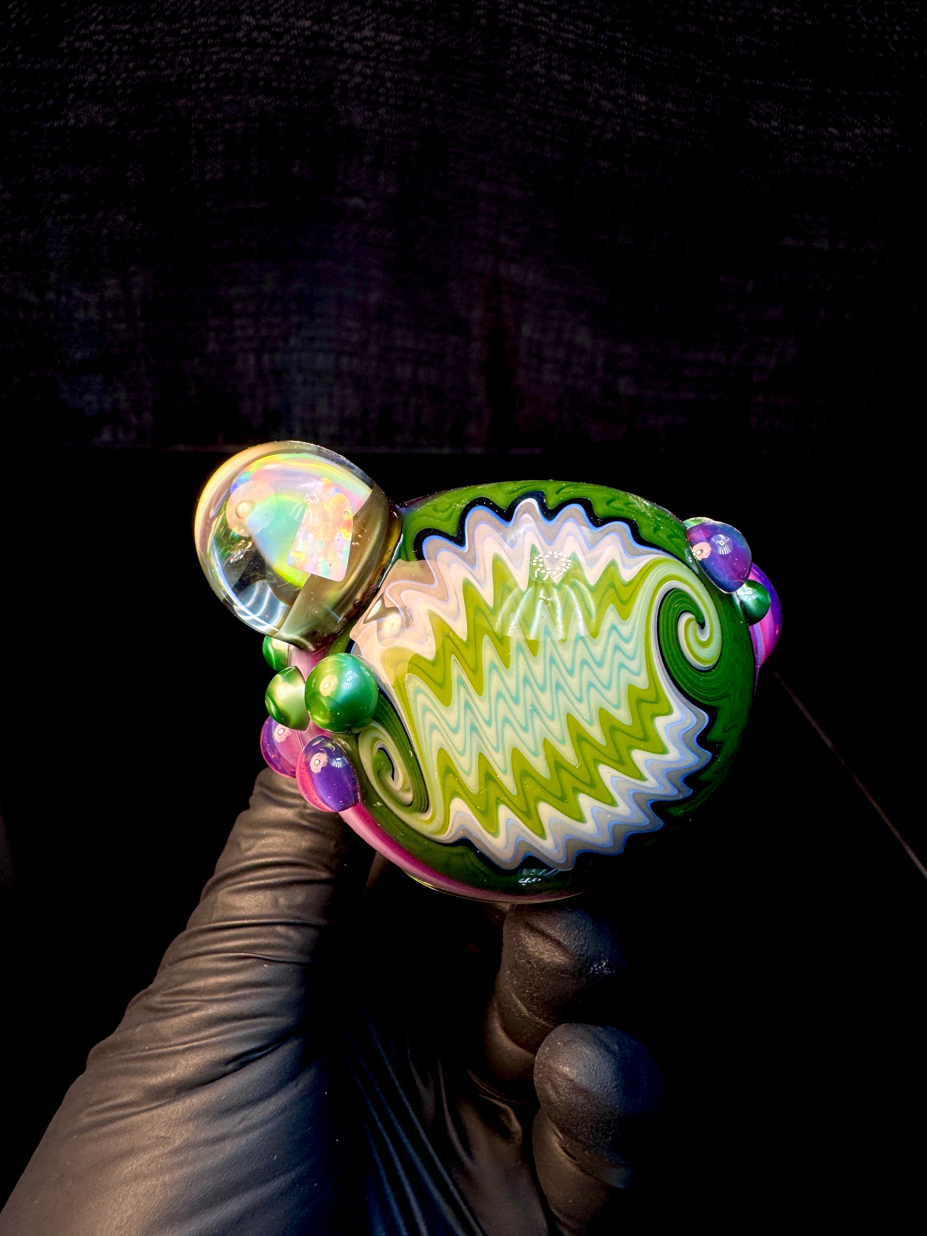 Wigwag opal spoon