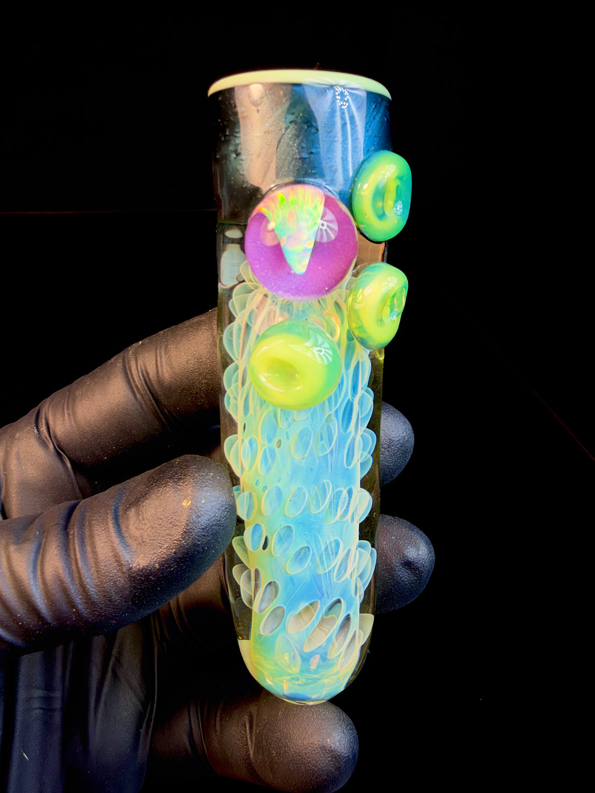 Fumed opal brickhouse chillum
