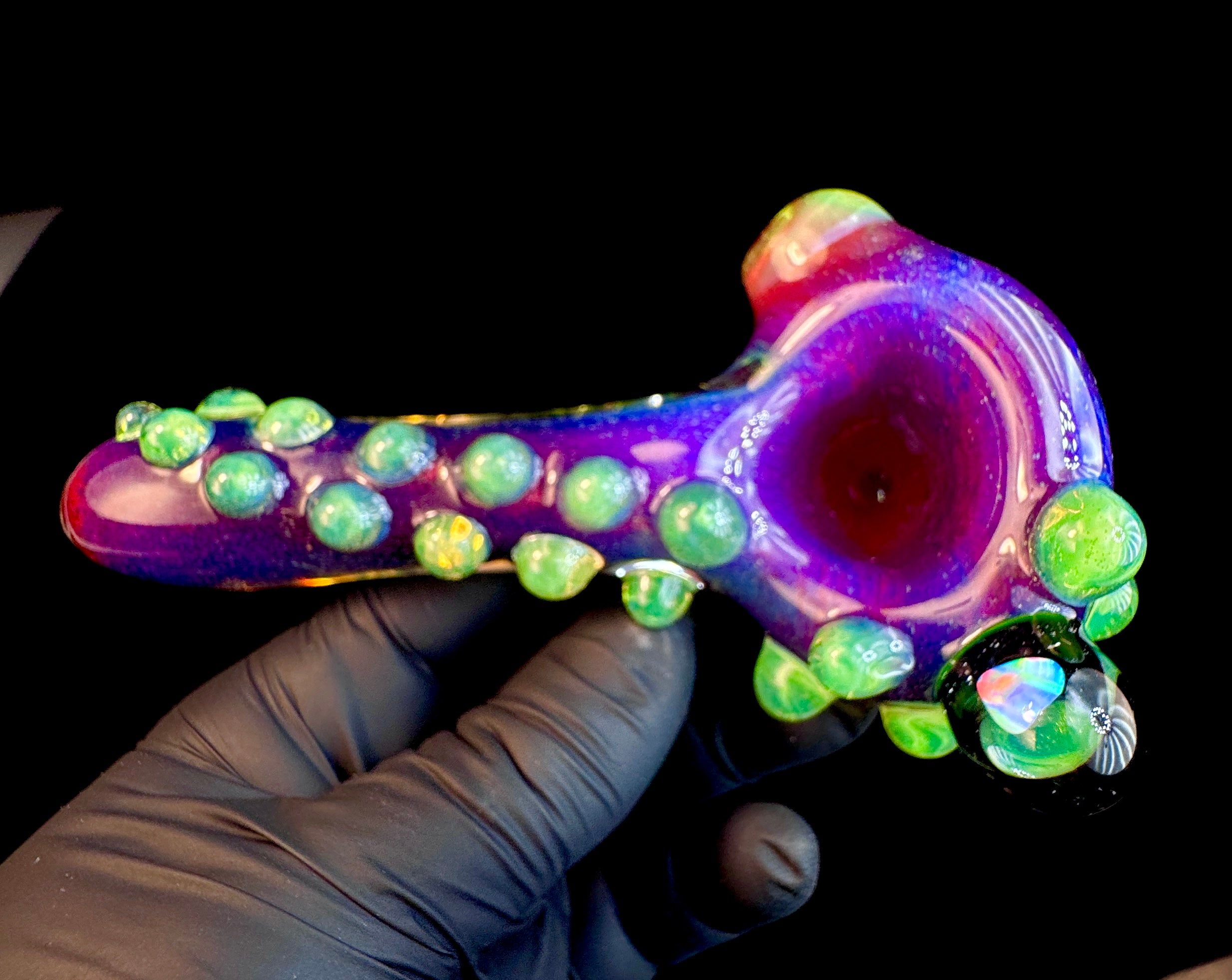 Midnight magenta x slyme opal pipe