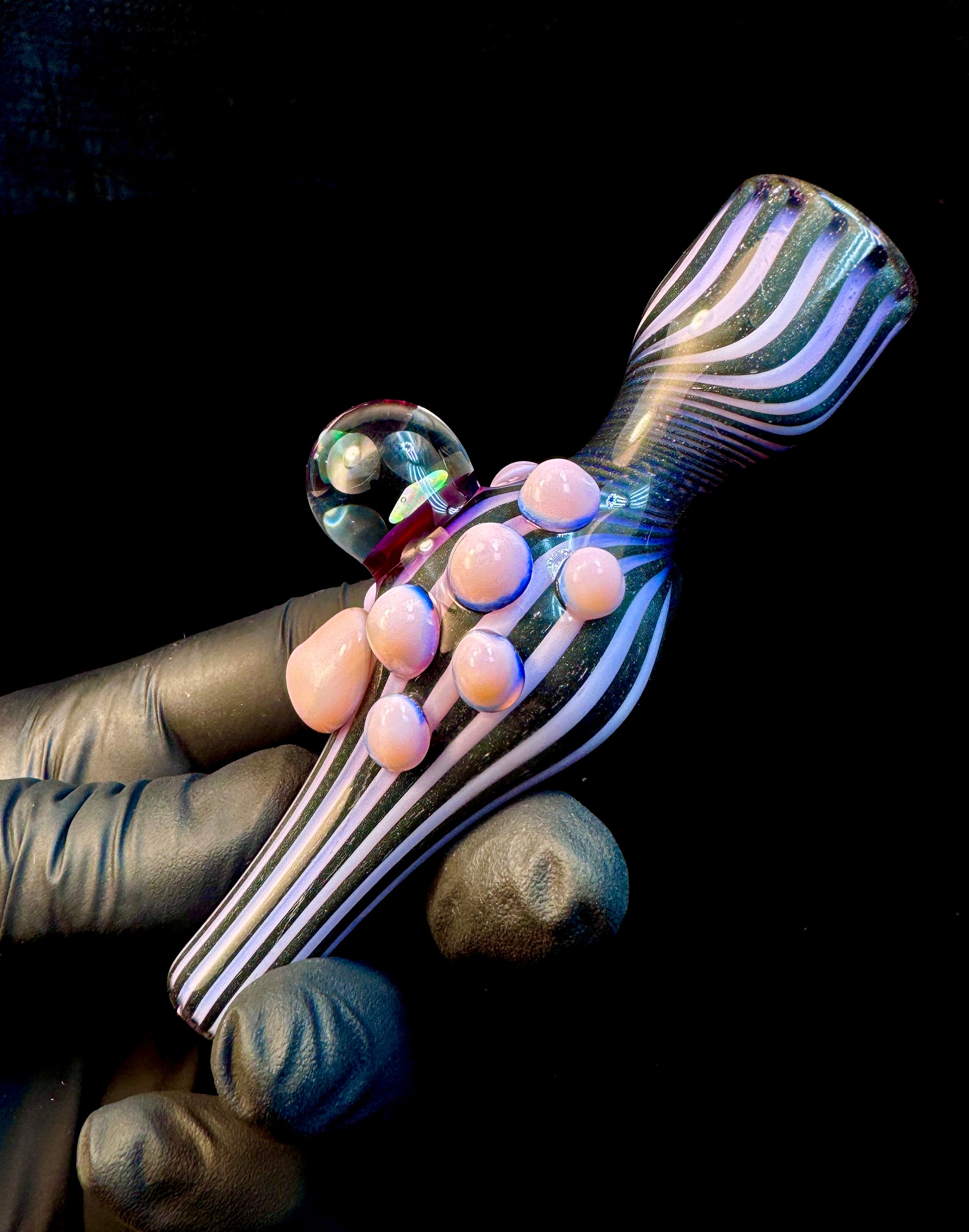 Pink slyme x razzi opal chillum