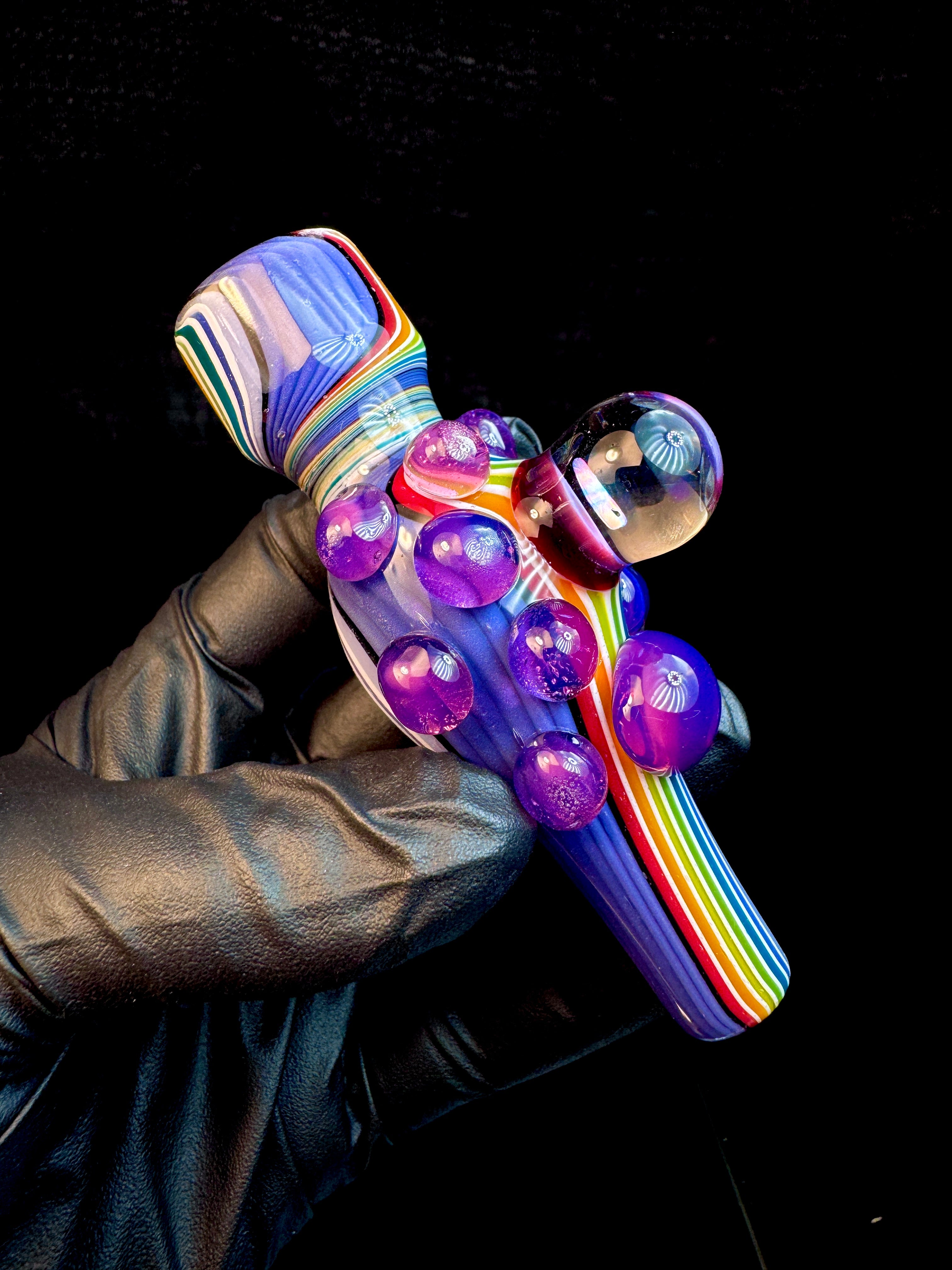 Purple urple rainbow x Stargazer opal chillum