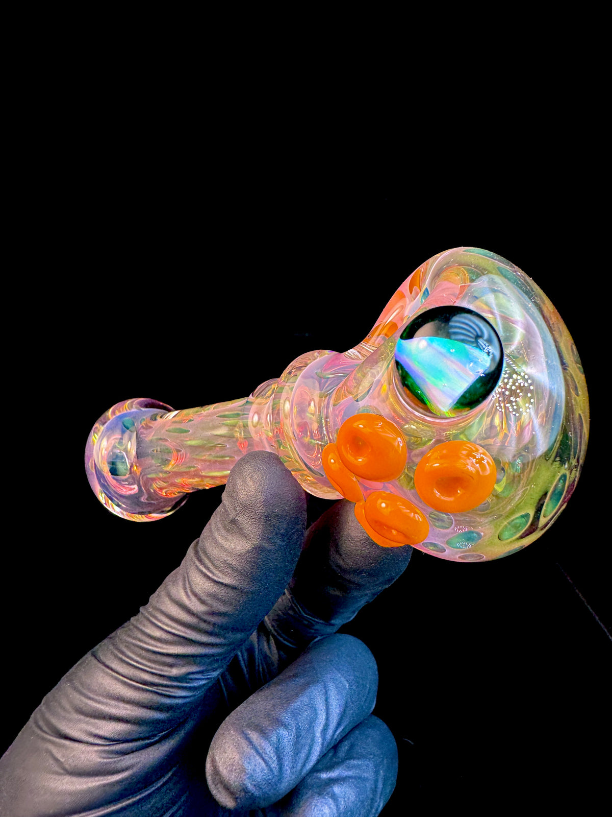Gold Fume x Lava opal spoon