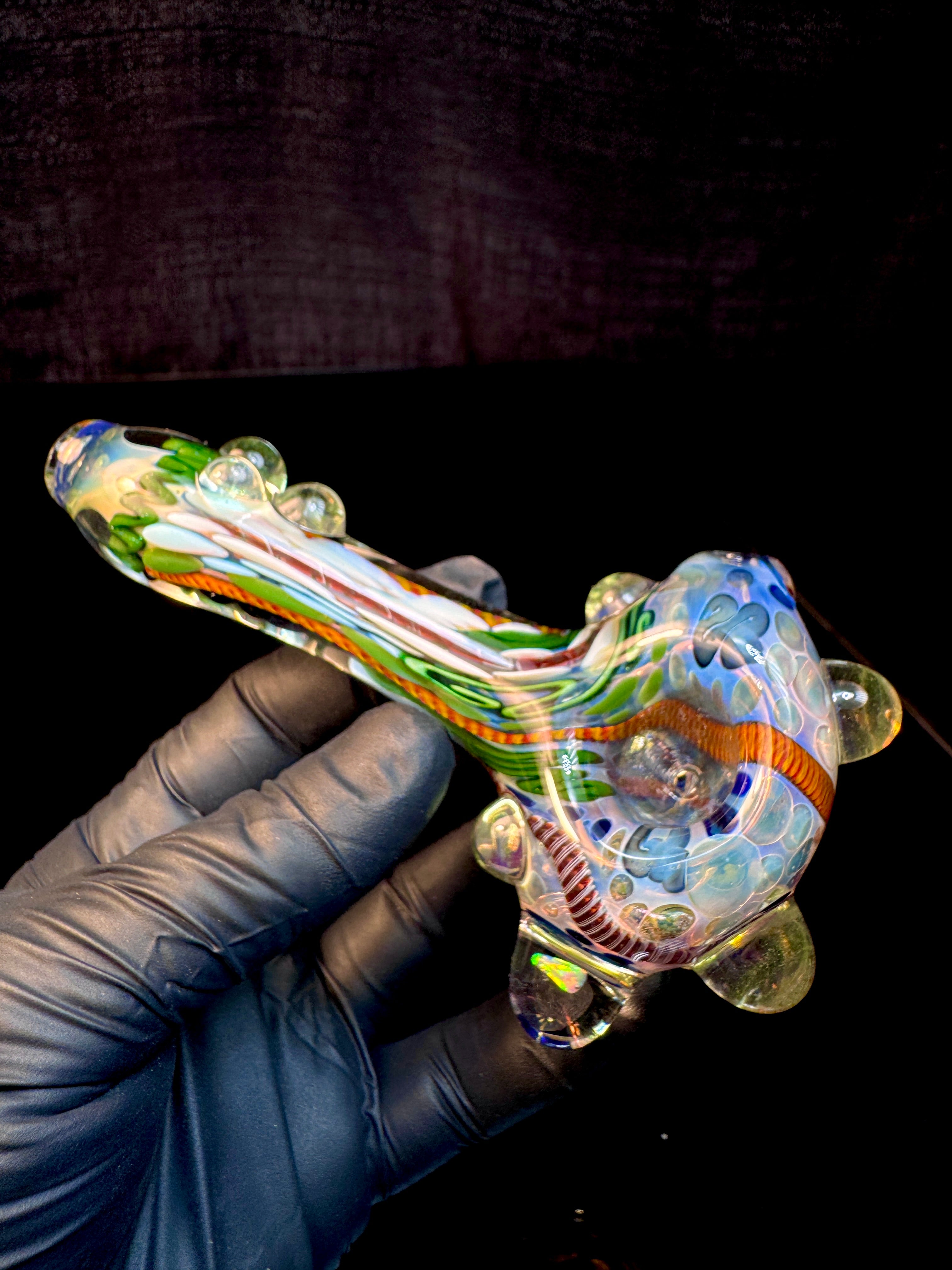 Silver fume x secret white Premo Fume Cane Spoon