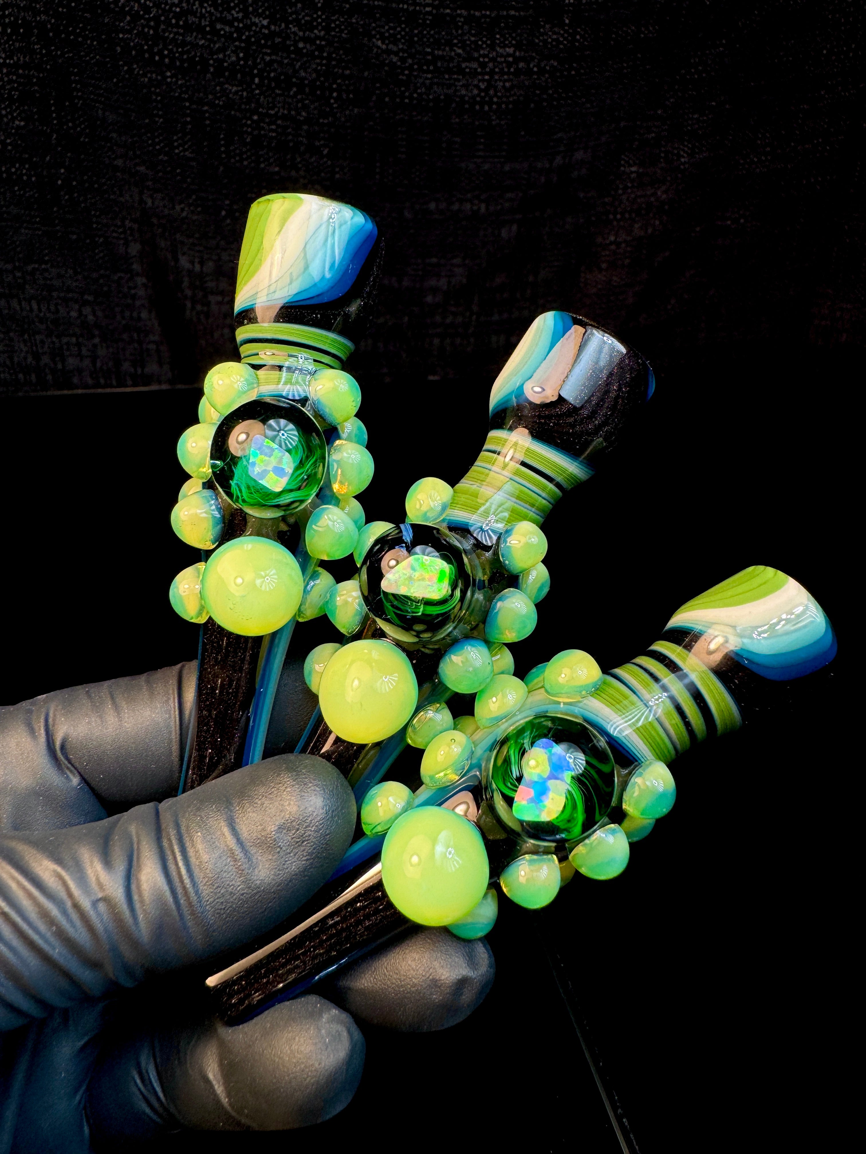 Blue steel x secret white opal chillum