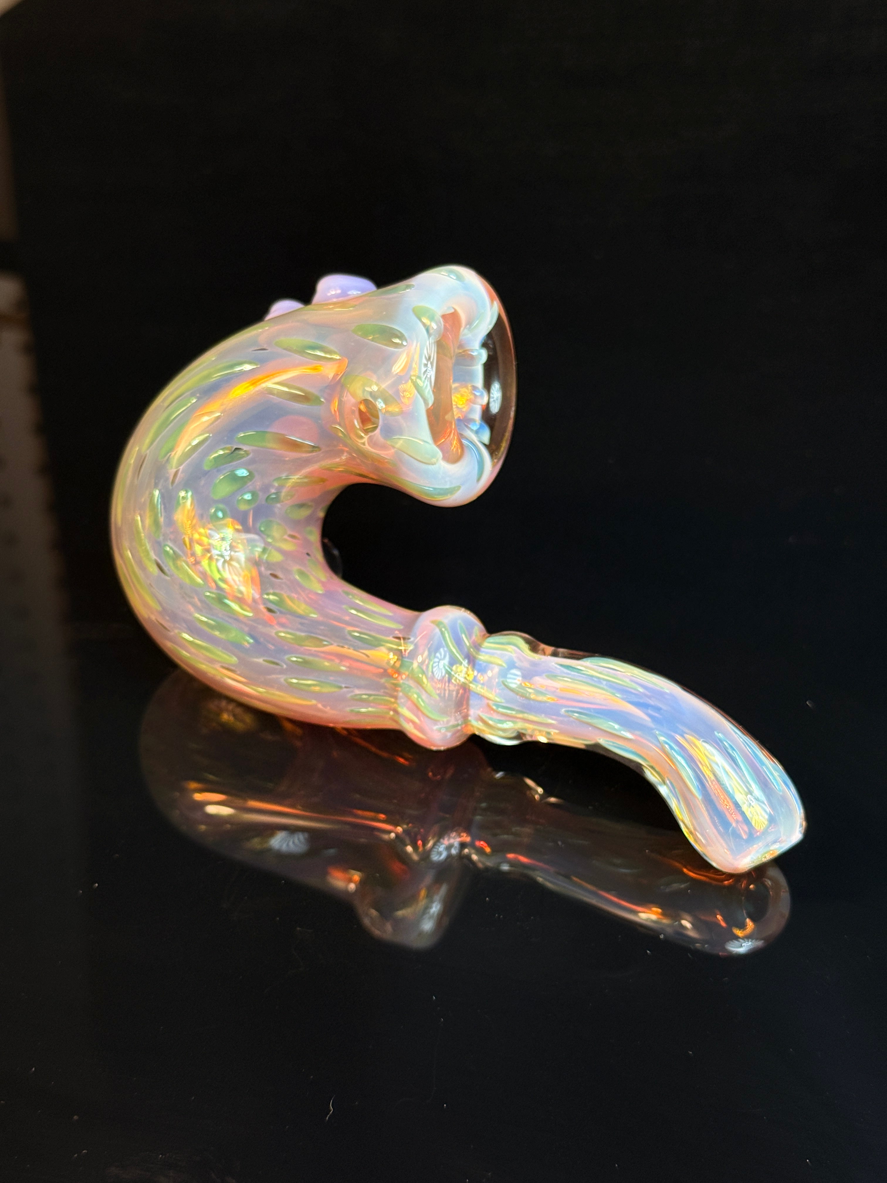 Fumed color changing opal sherlock