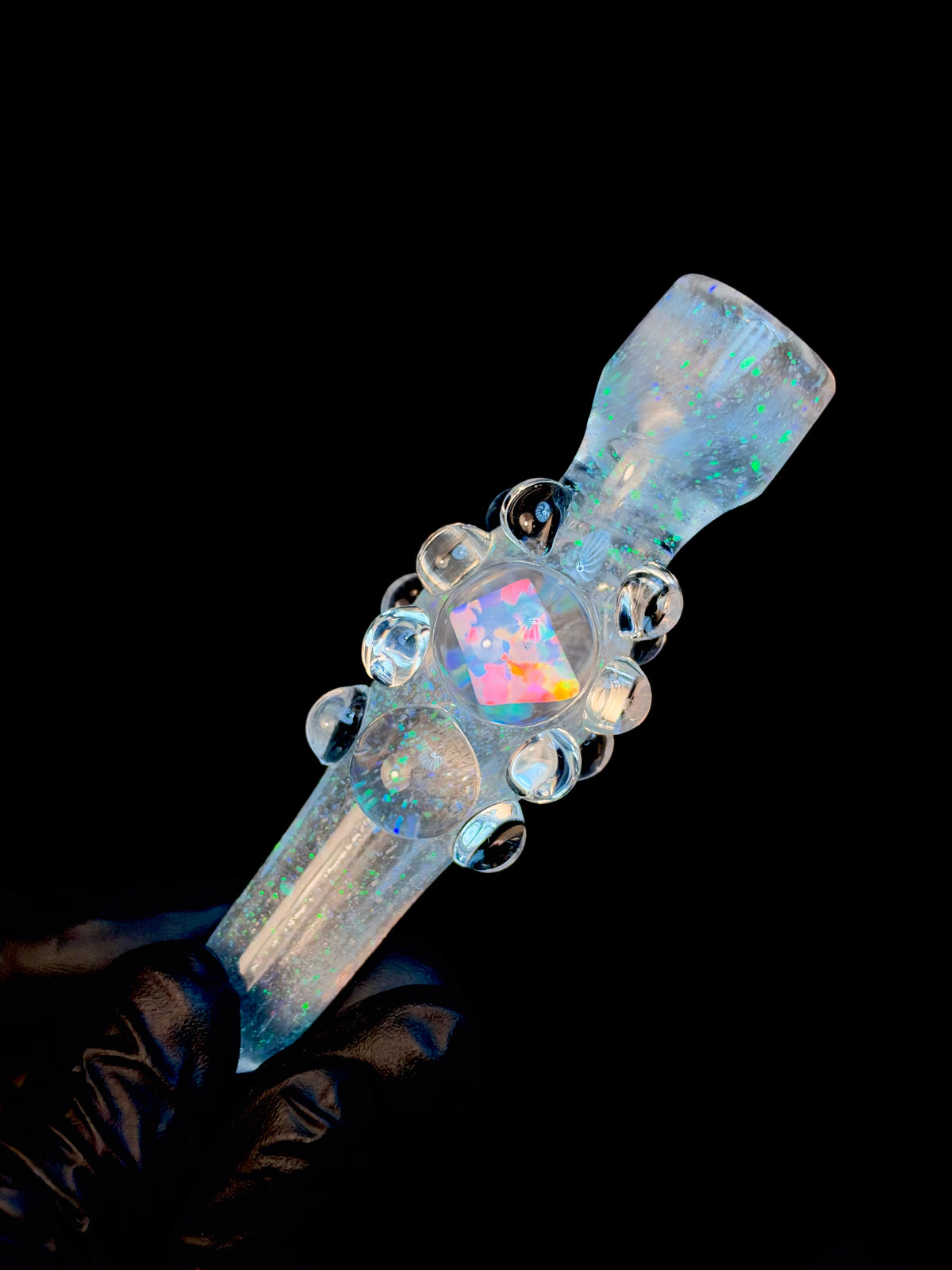 White Satin Cropal Chillum