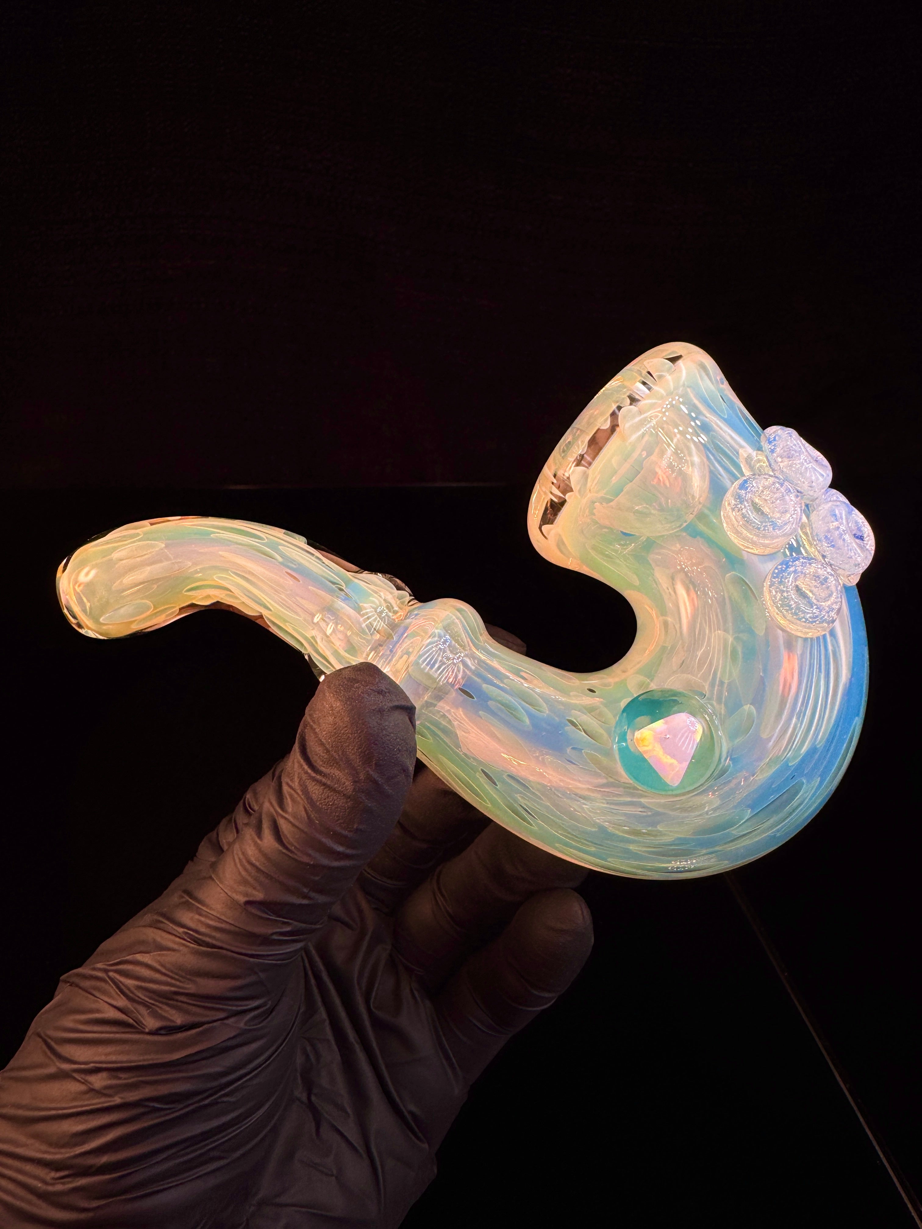 Silver fume x secret white opal sherlock