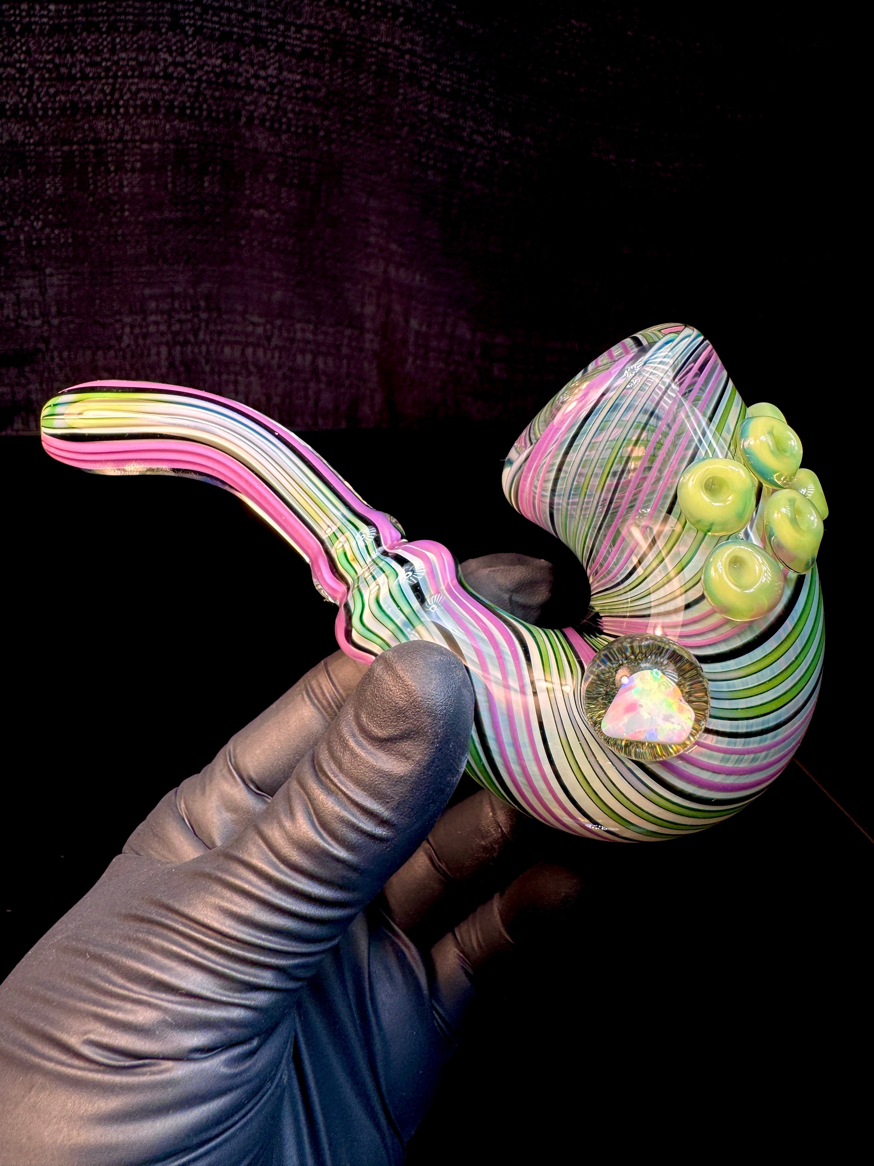 Fumed linework opal lock