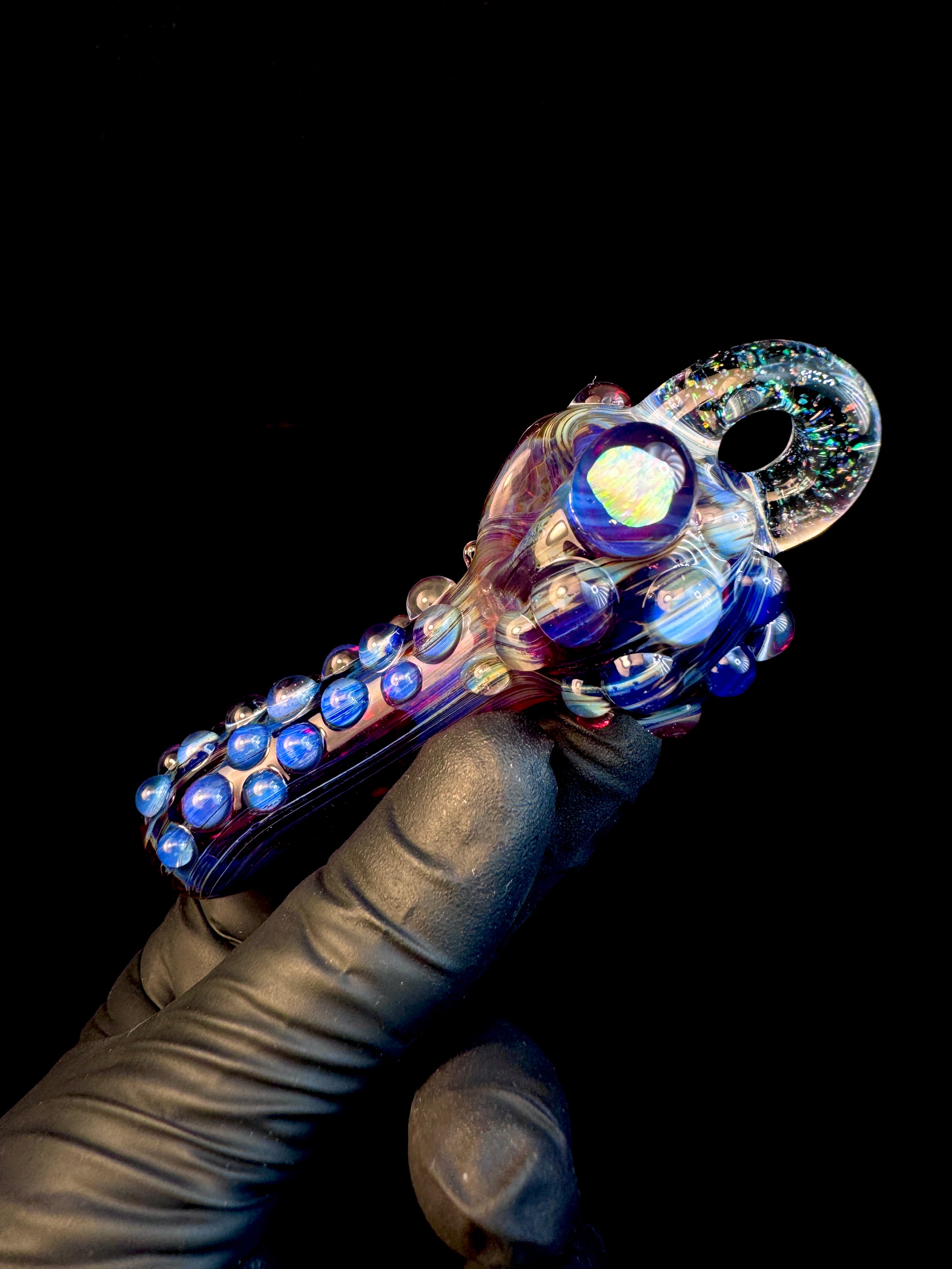Amber purple pendy
