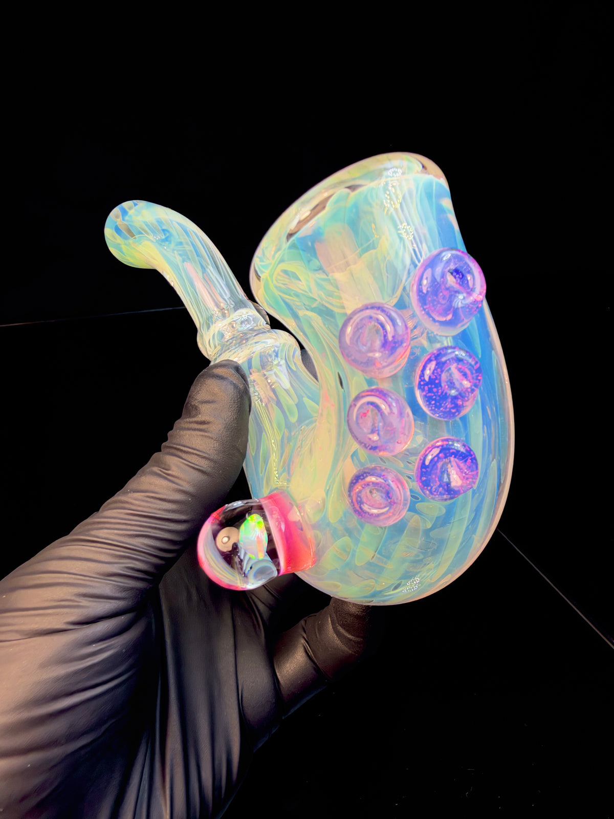 Silver fume x Pink slyme opal sherlock