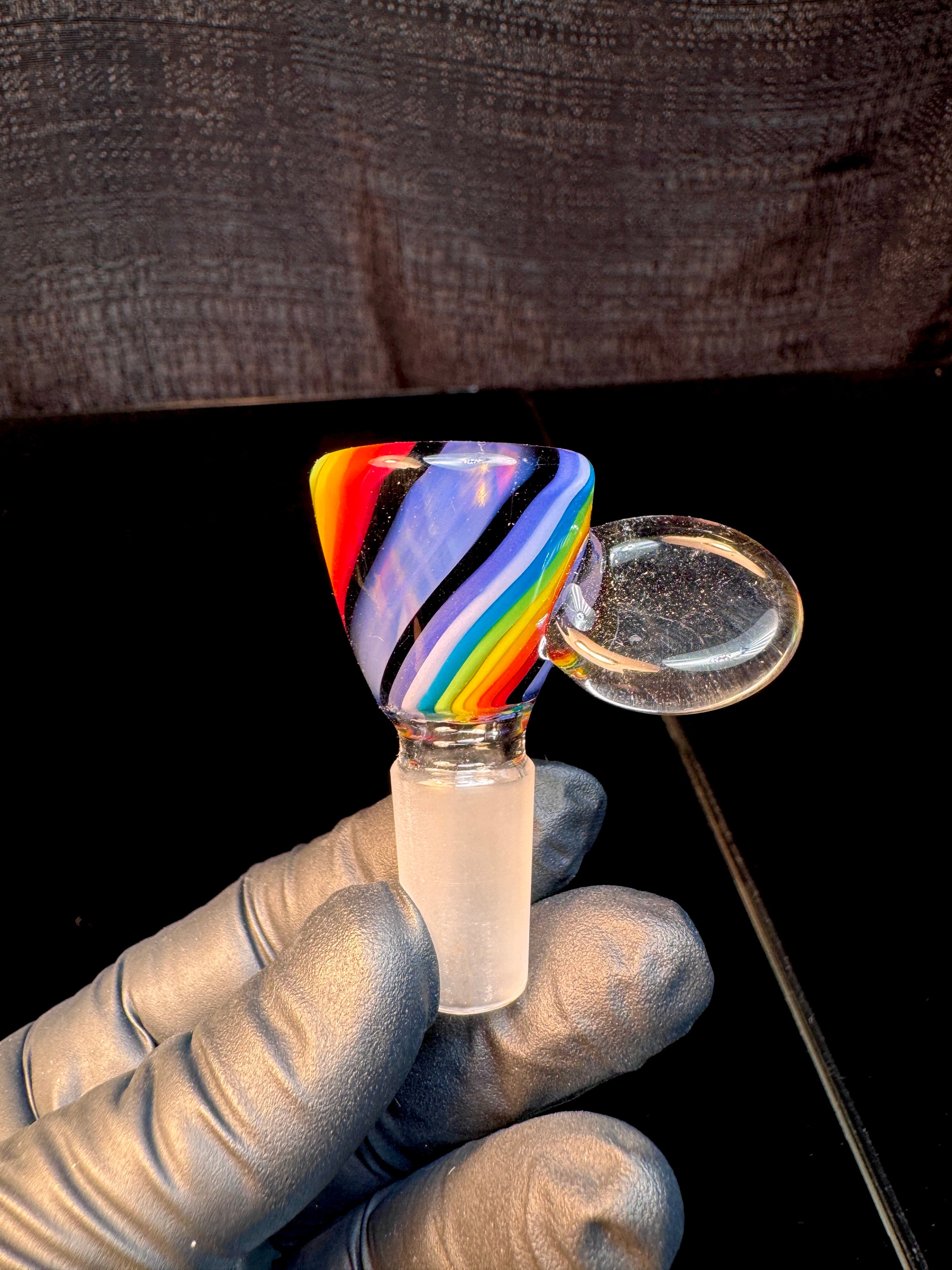 14mm Plum rainbow snapper Slide