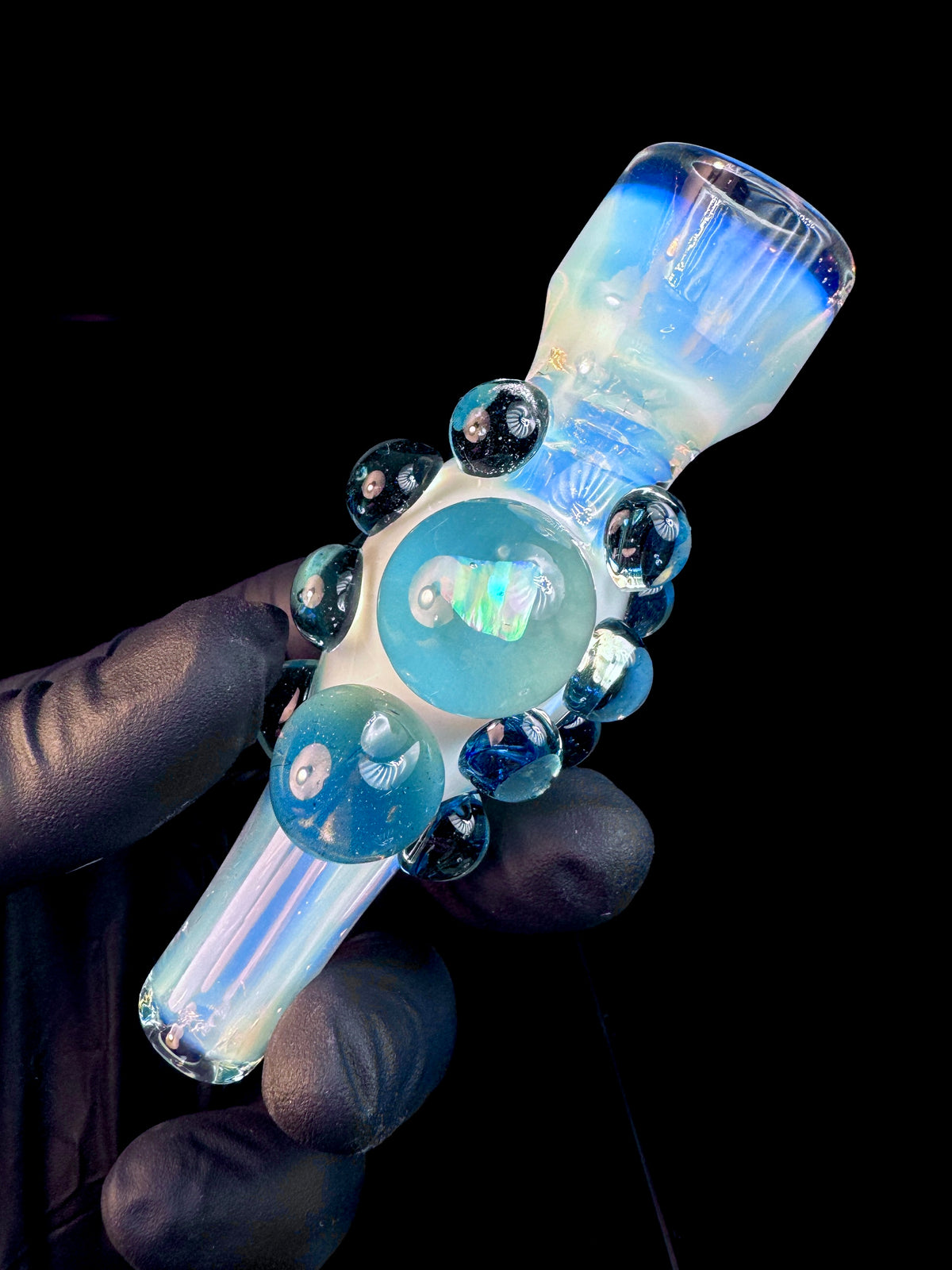 Secret white x rain drop opal chillum