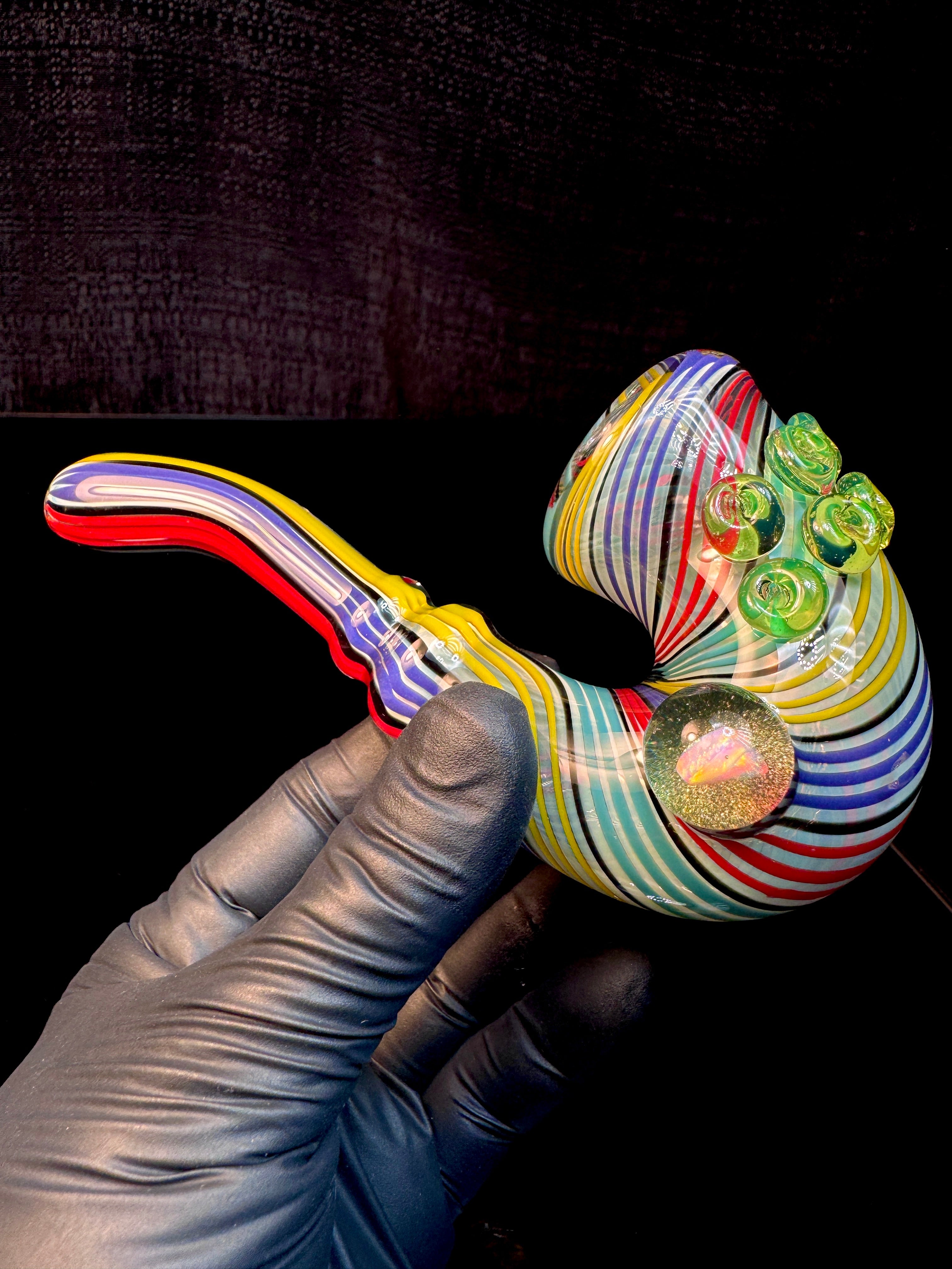Fumed linework opal lock
