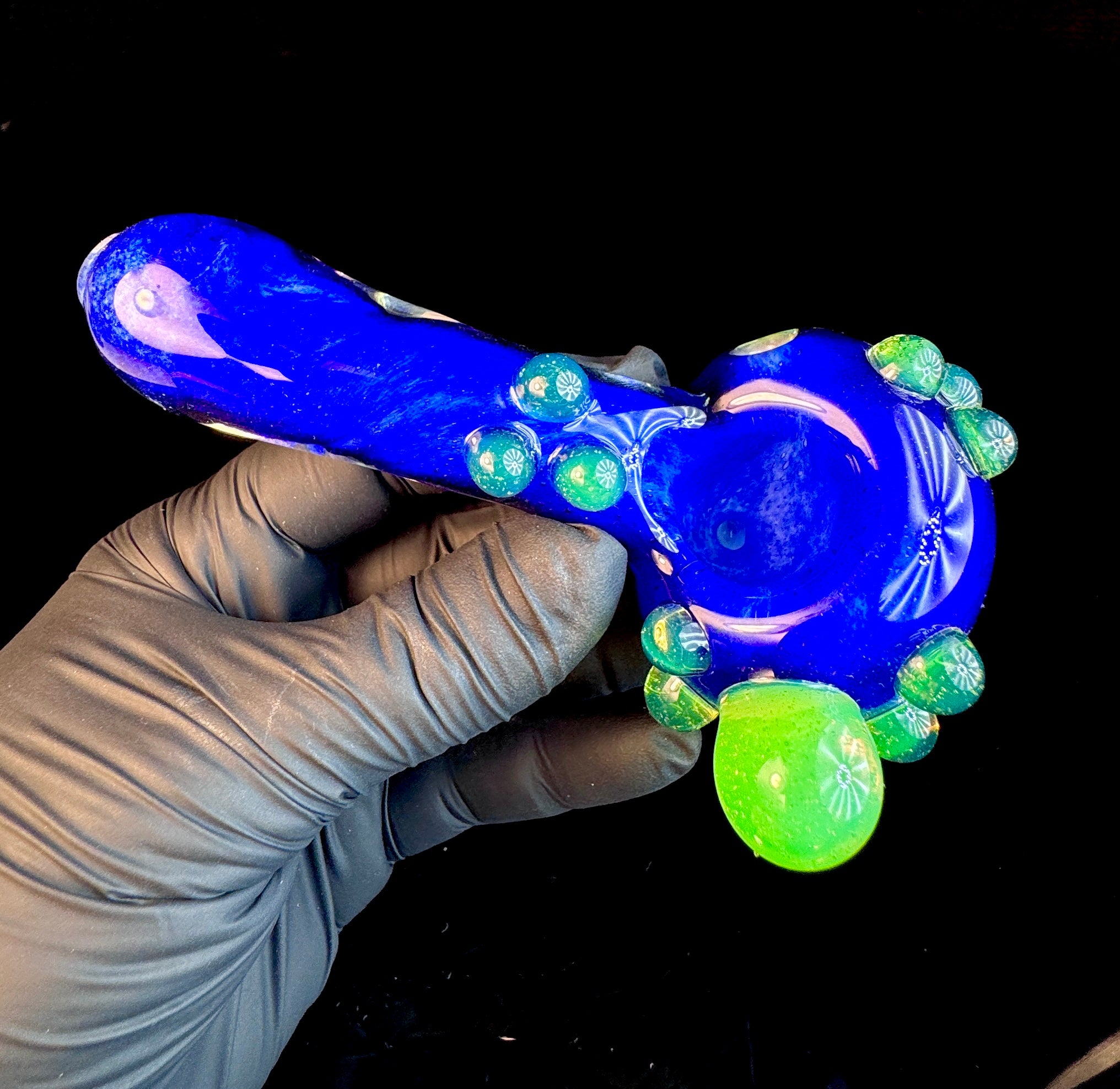 Royal blue x slyme premium dot pipe