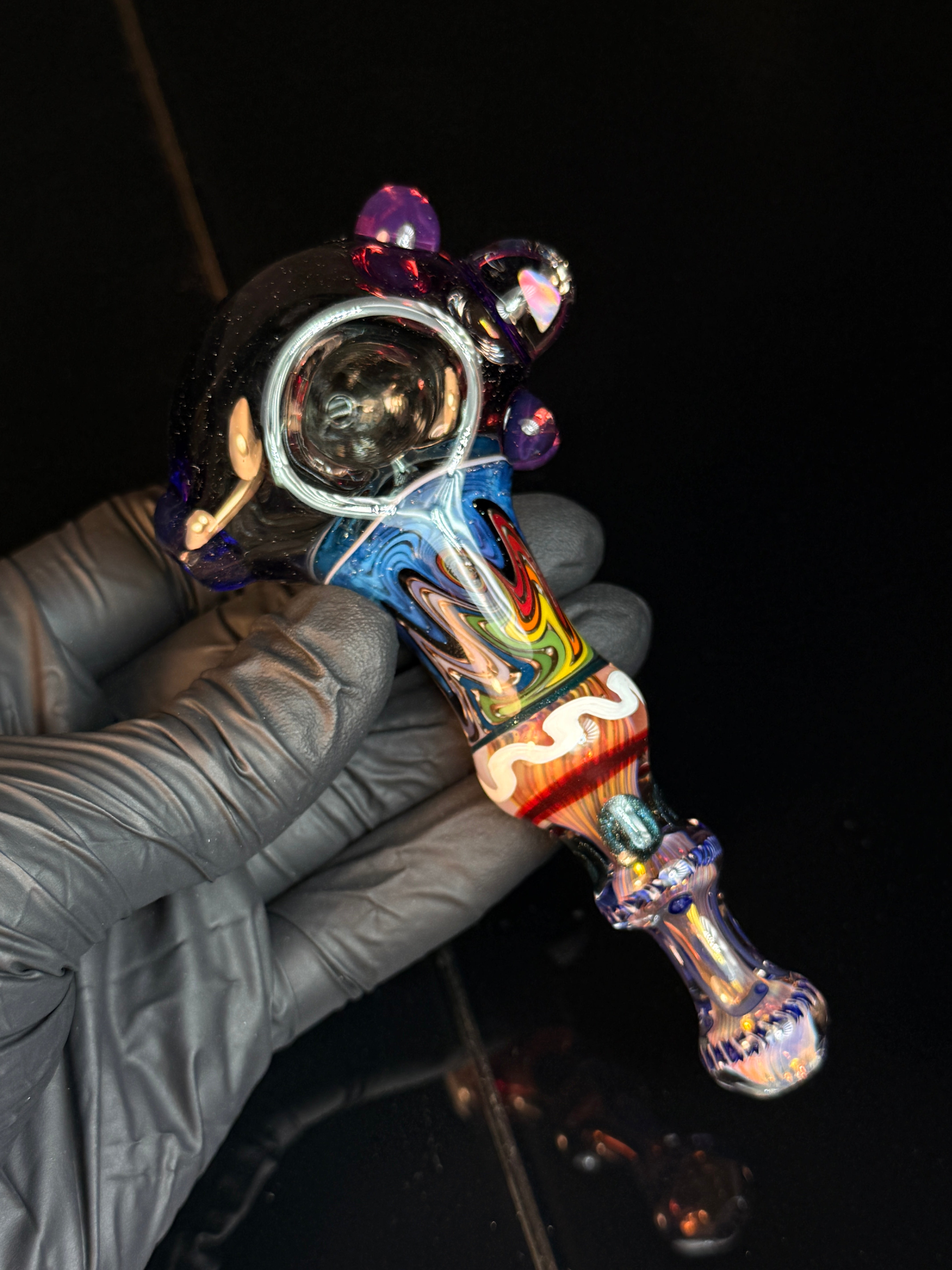 Purple Rain electrum rainbow wigwag spoon