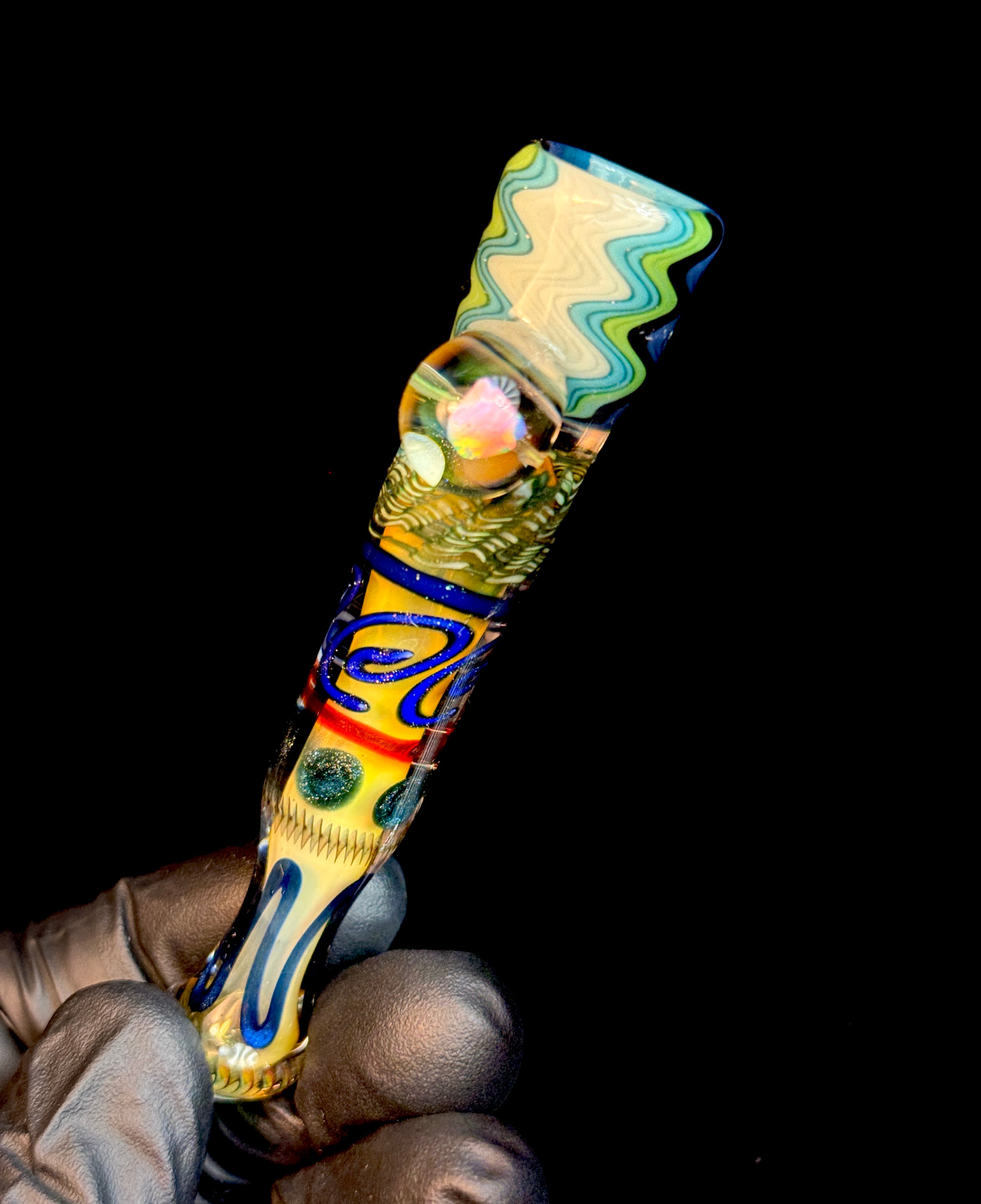 Gold fume Blue Fade Wigwag