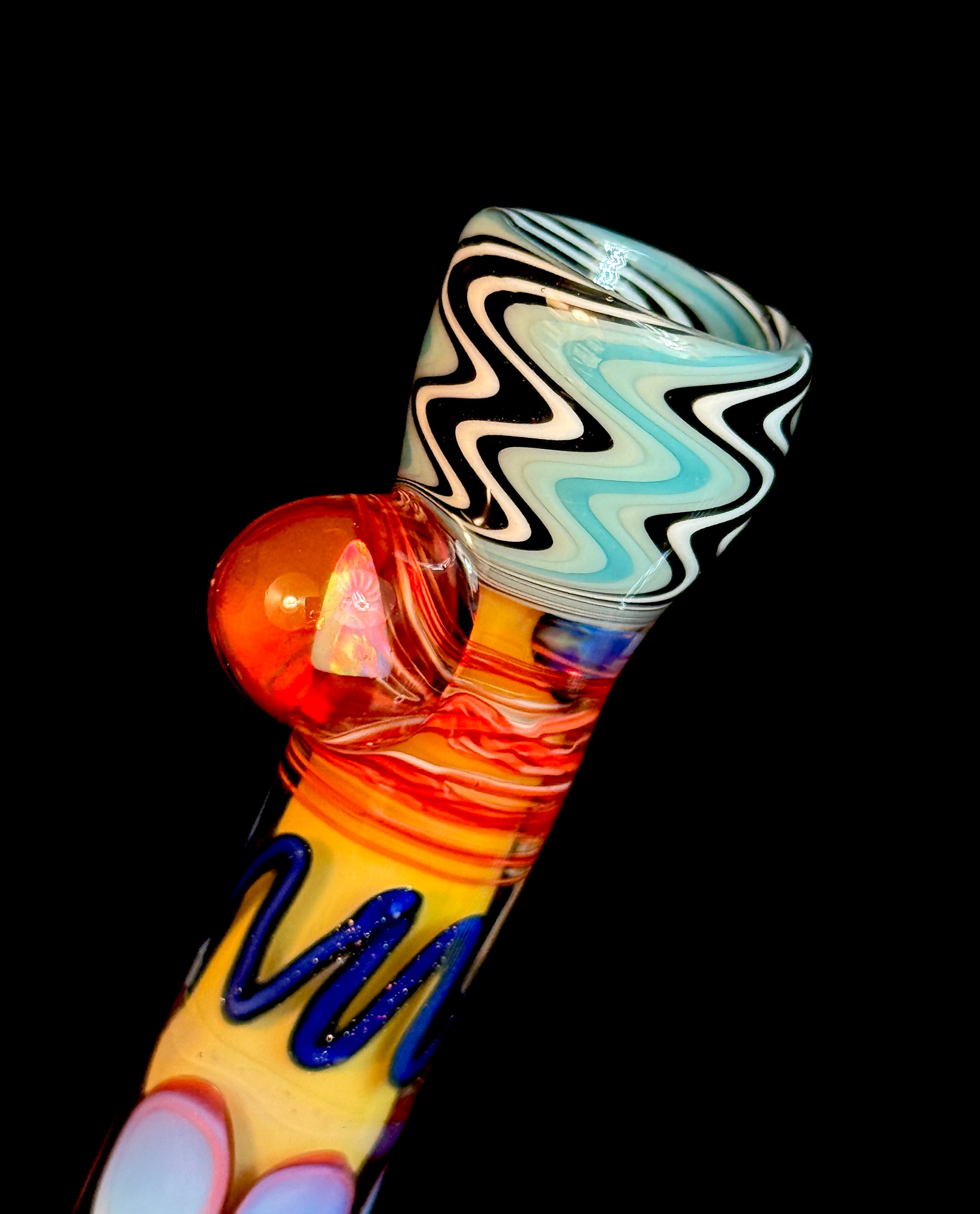 Gold Fume Aqua Jailbird wigwag