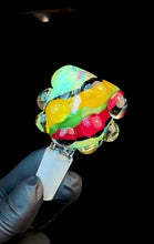 Load and play video in Gallery viewer, 14mm Slyme Rasta bowl
