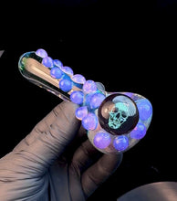 Load and play video in Gallery viewer, Dichroic skull pipe

