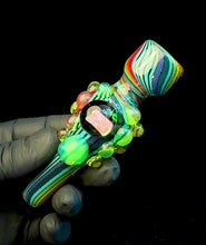 Load and play video in Gallery viewer, Aqua rainbow opal chillum
