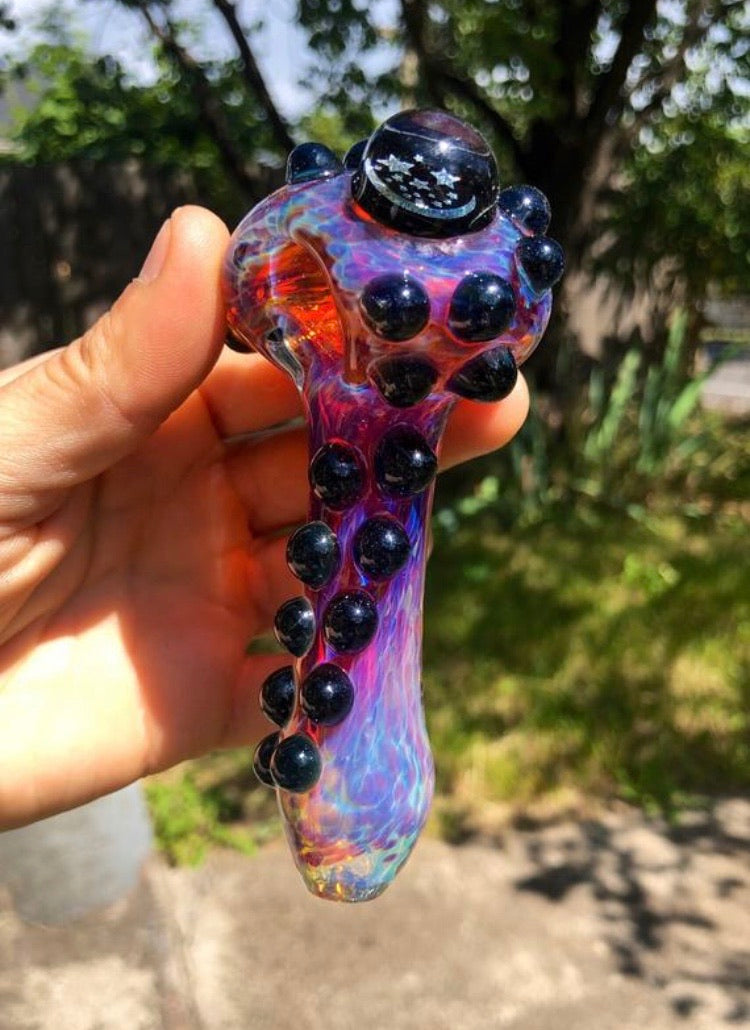 Moon and stars pipe