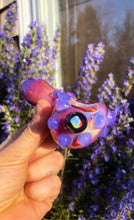 Load image into Gallery viewer, Pink opal glass pipe
