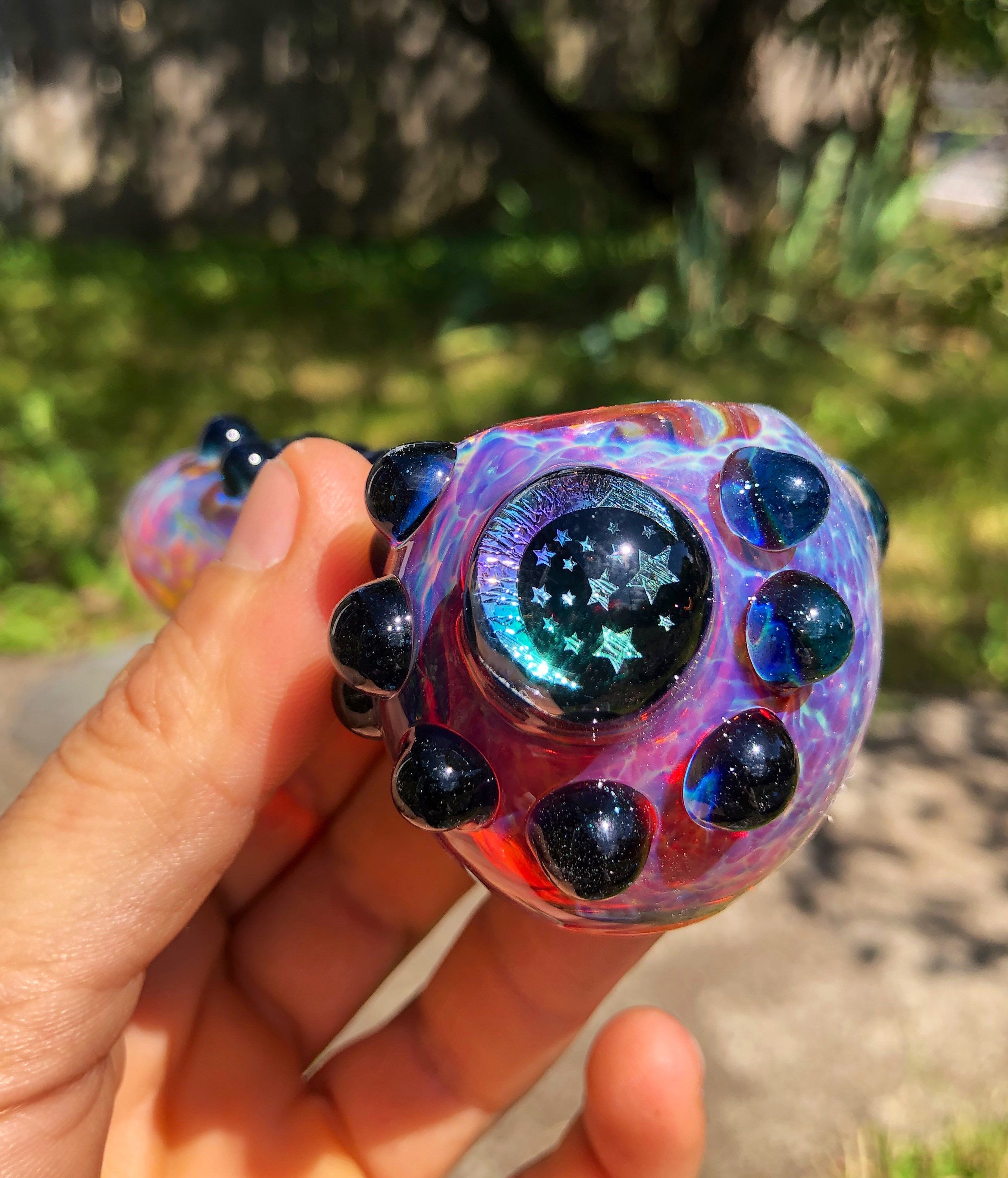 Moon and stars pipe