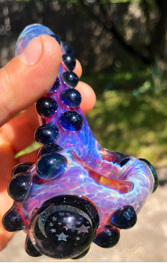 Moon and stars pipe